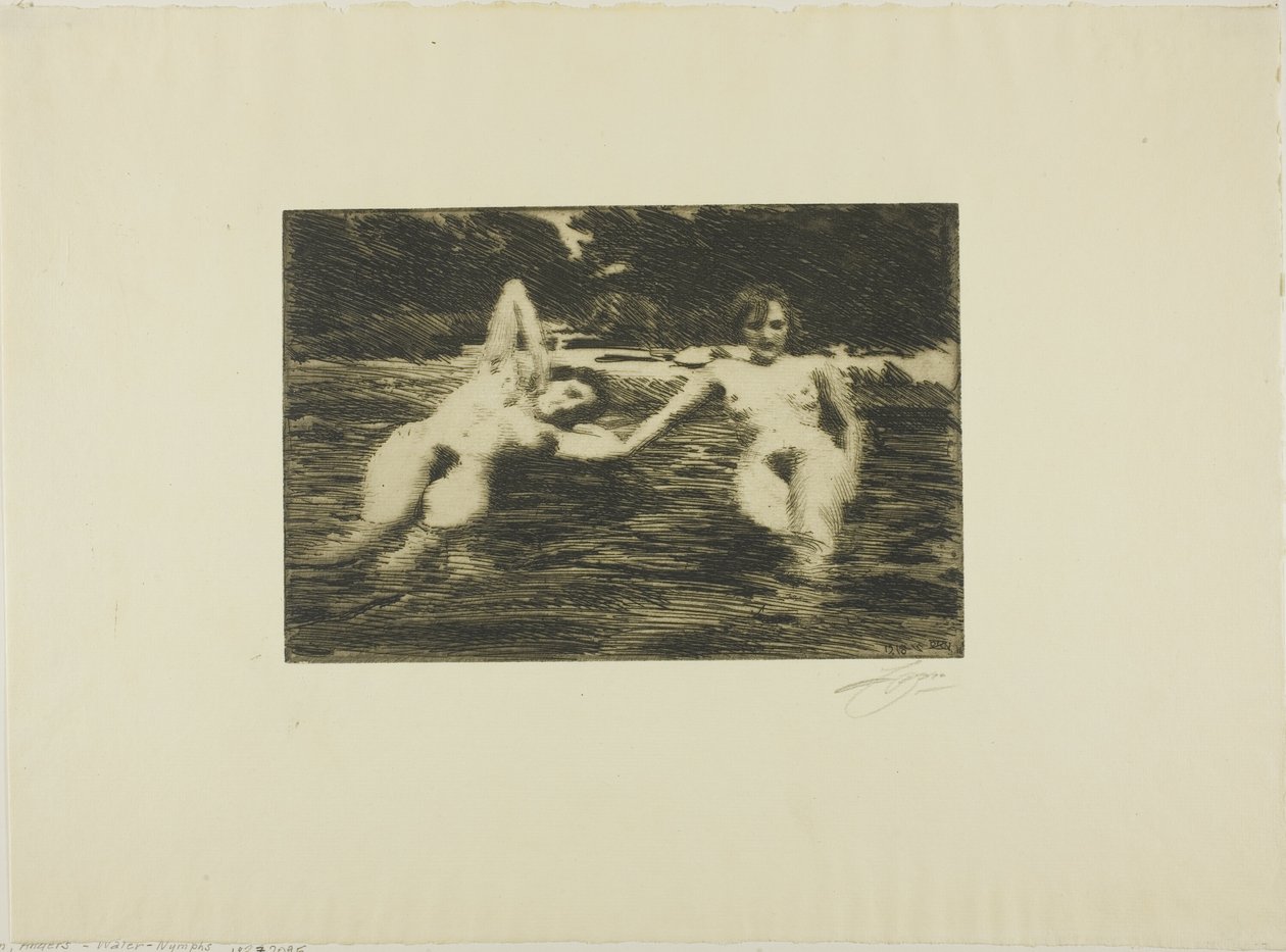 Wodne Nimfy autorstwa Anders Leonard Zorn
