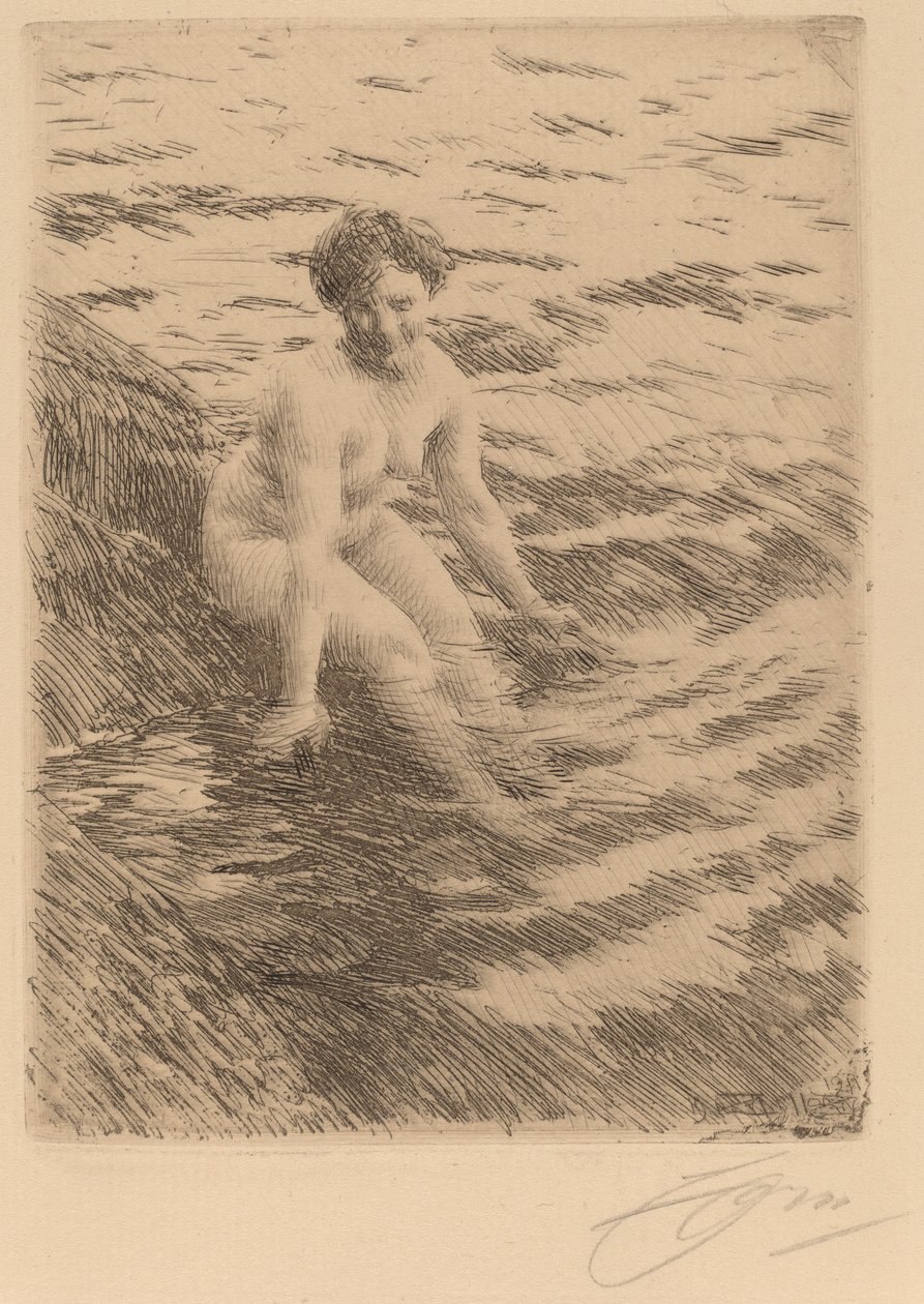 Mokro autorstwa Anders Leonard Zorn