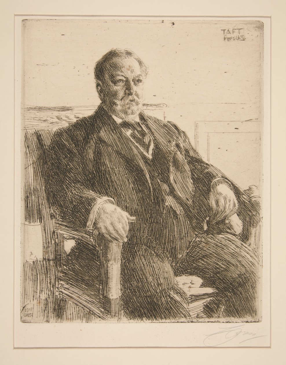 William Howard Taft autorstwa Anders Leonard Zorn