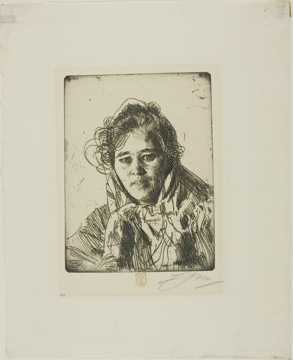 Młoda dziewczyna z Mory (Anna Kråkberg) autorstwa Anders Zorn
