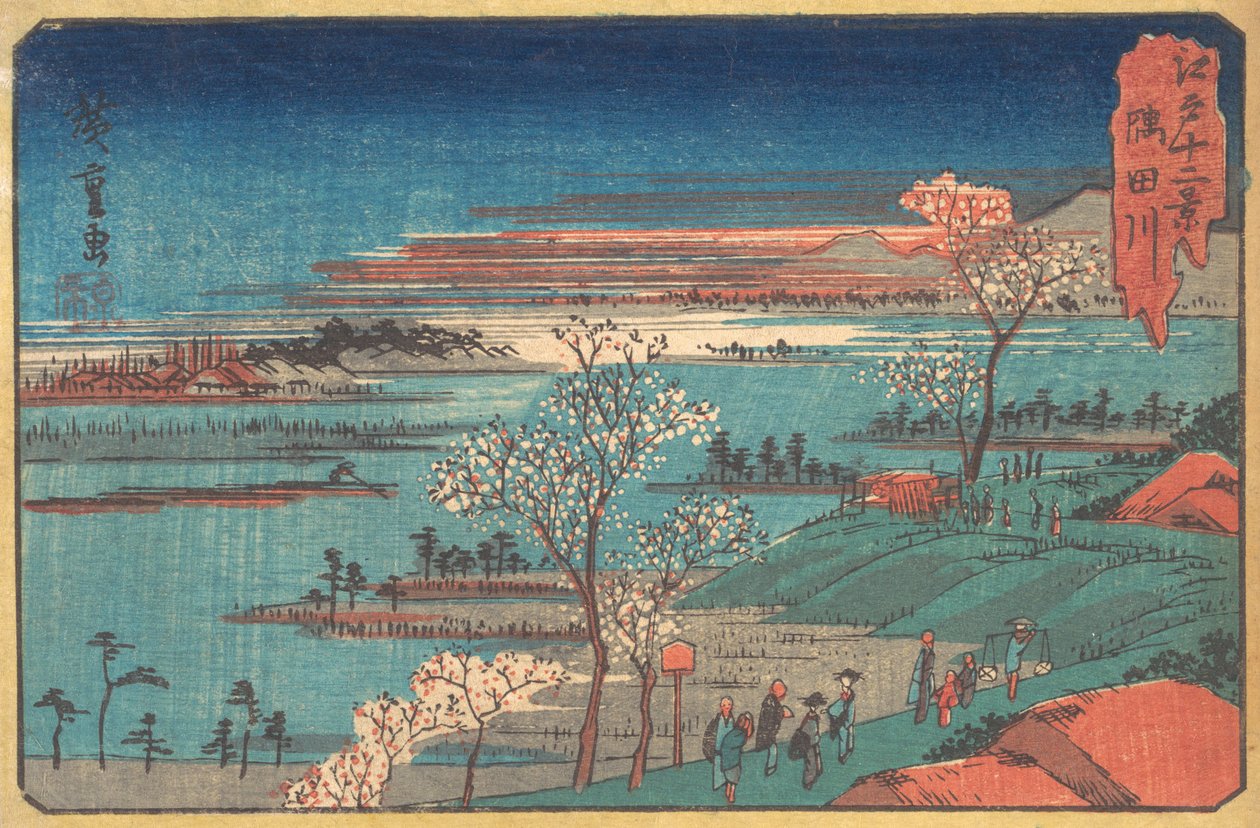 Kwiaty Gotenyamy. autorstwa Ando Hiroshige