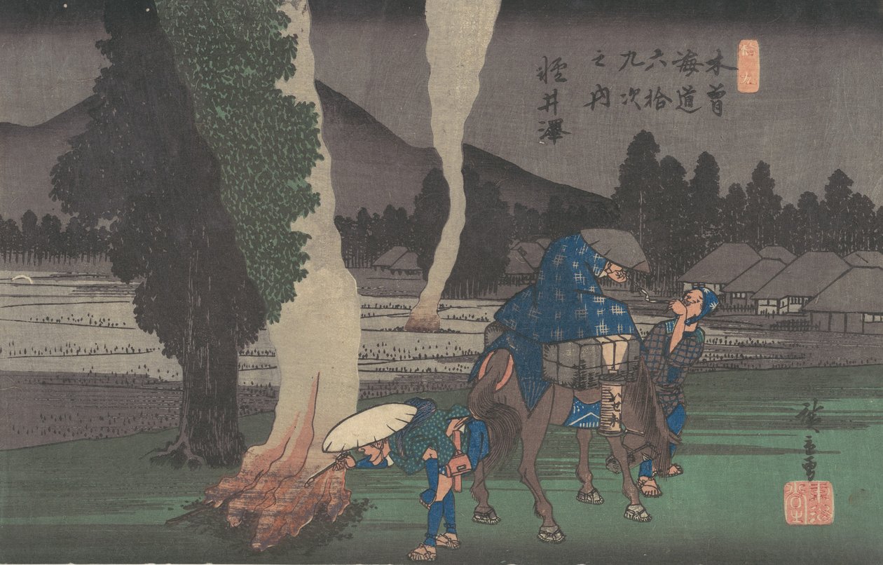 Karuizawa, co? 1835 autorstwa Ando Hiroshige
