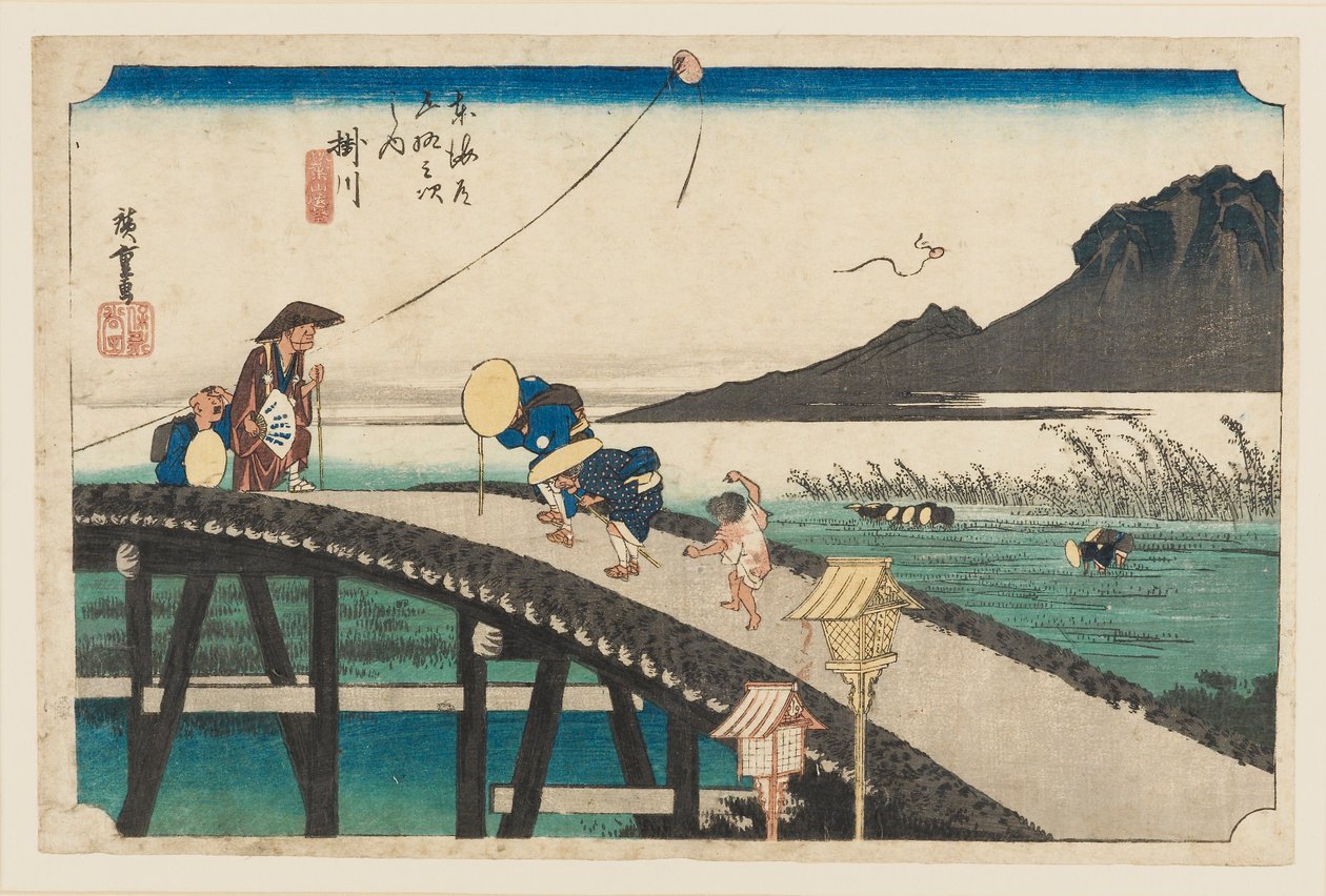 Oh DBock p Hayashi - Kakegawa Akihayama Embo, 1797-1858 autorstwa Ando Hiroshige