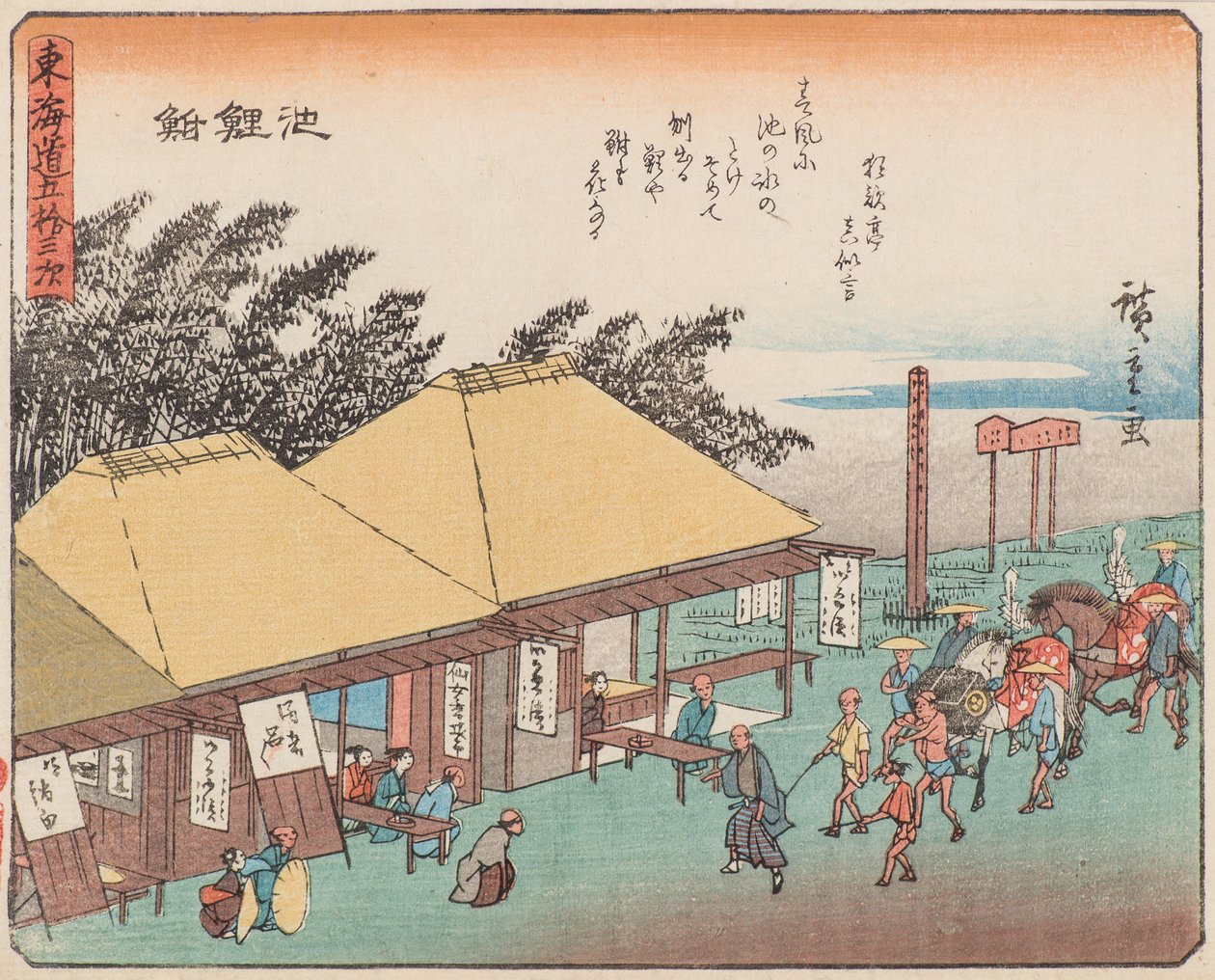 Wynajem autorstwa Ando or Utagawa Hiroshige