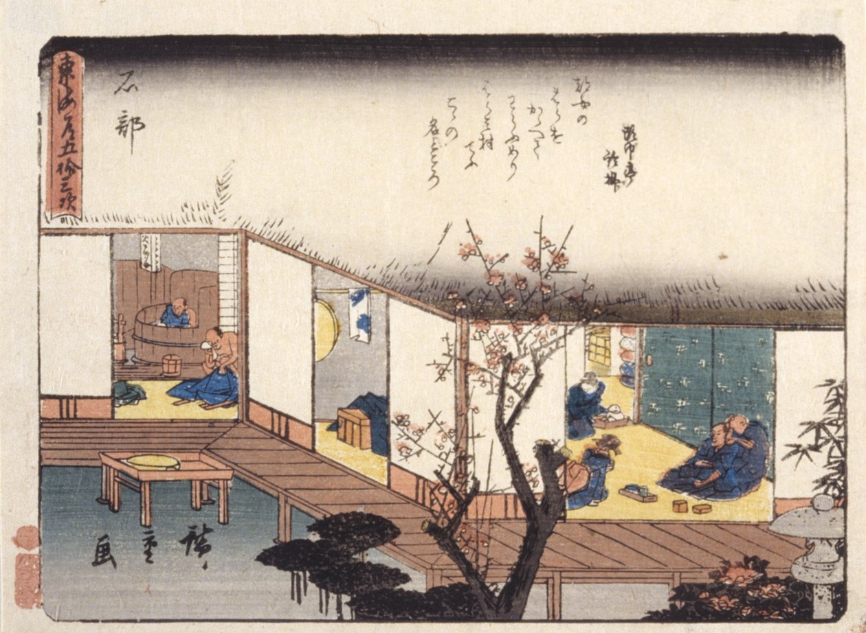 Ishiba autorstwa Ando or Utagawa Hiroshige