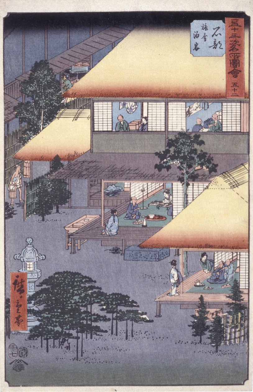 Ishiba autorstwa Ando or Utagawa Hiroshige