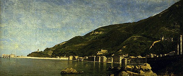Castellamare, k. Neapolu (olej na płótnie) autorstwa André (attr. to) Giroux