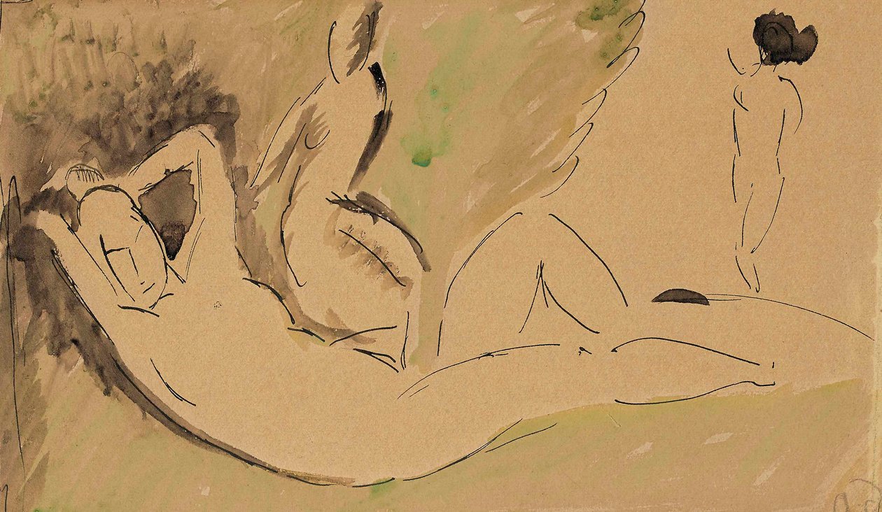 Kąpiący się autorstwa Andre Derain