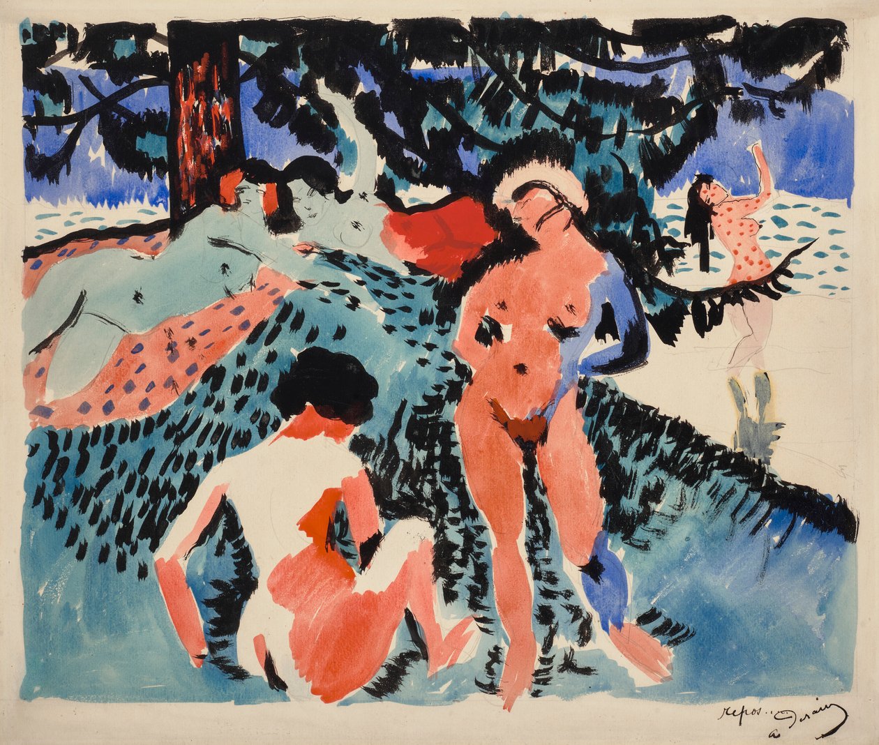 Le Repos autorstwa Andre Derain