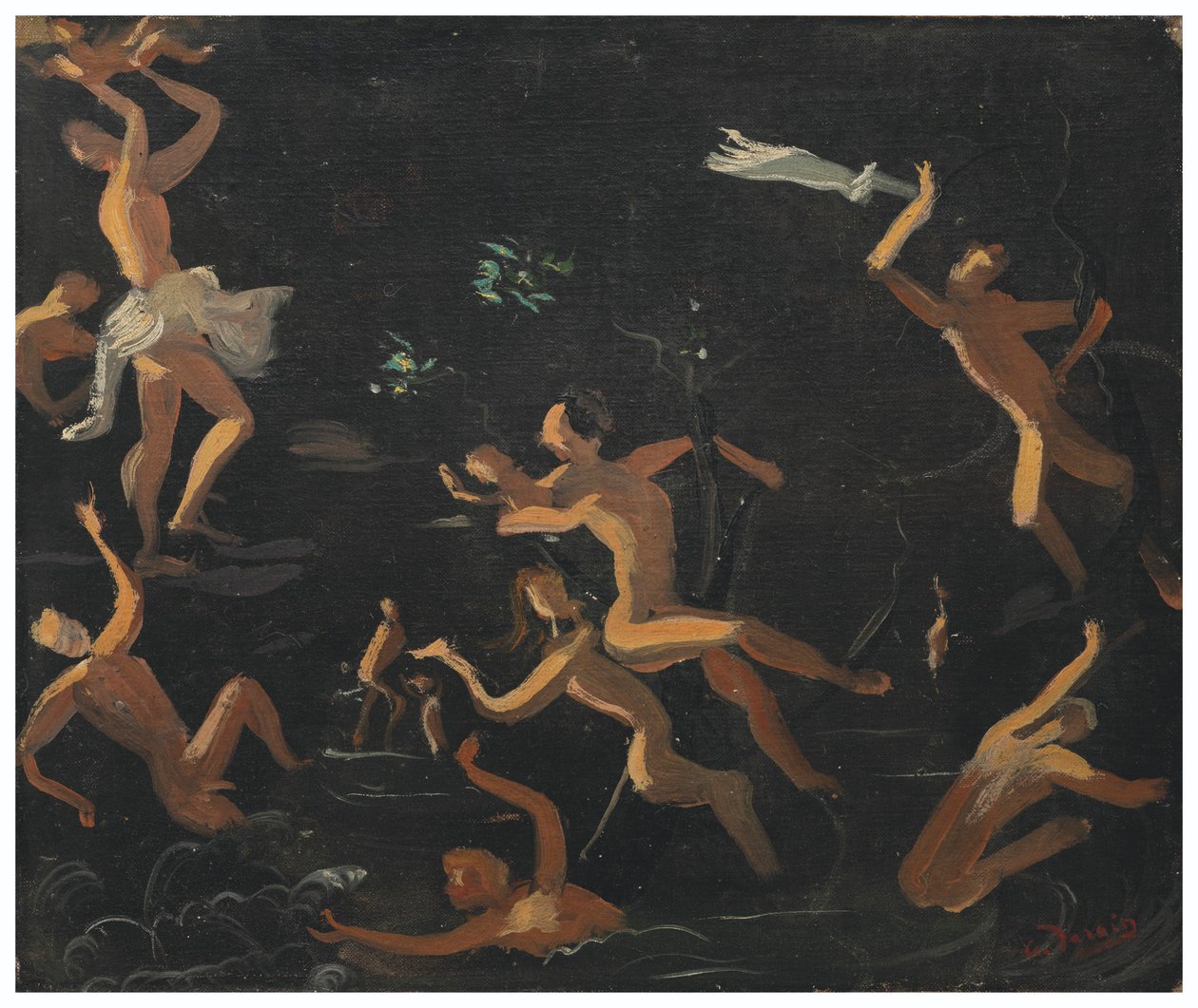 Nimfy w kąpieli autorstwa Andre Derain