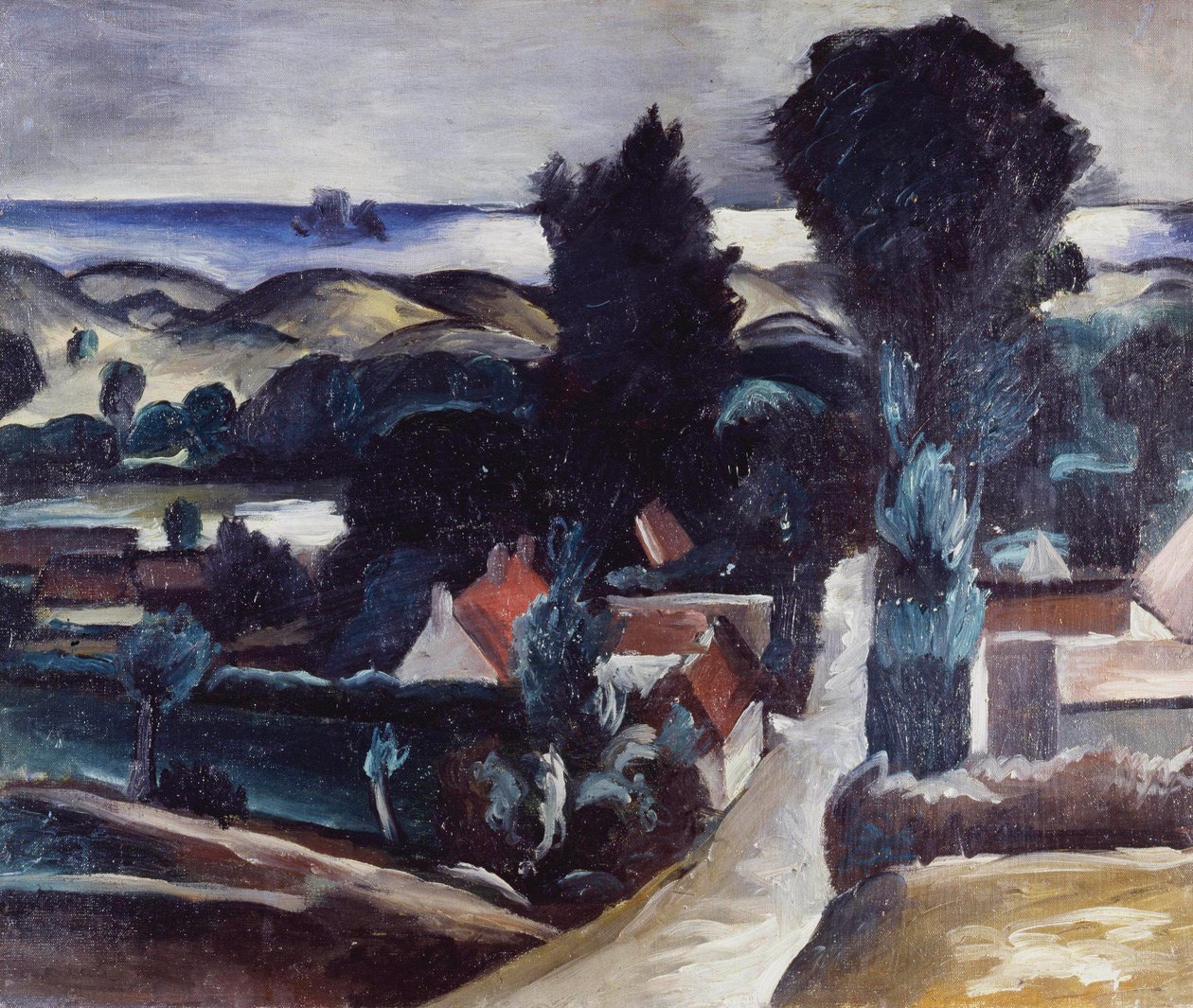 Krajobraz Camiers (Pas-de-Calais) autorstwa Andre Derain