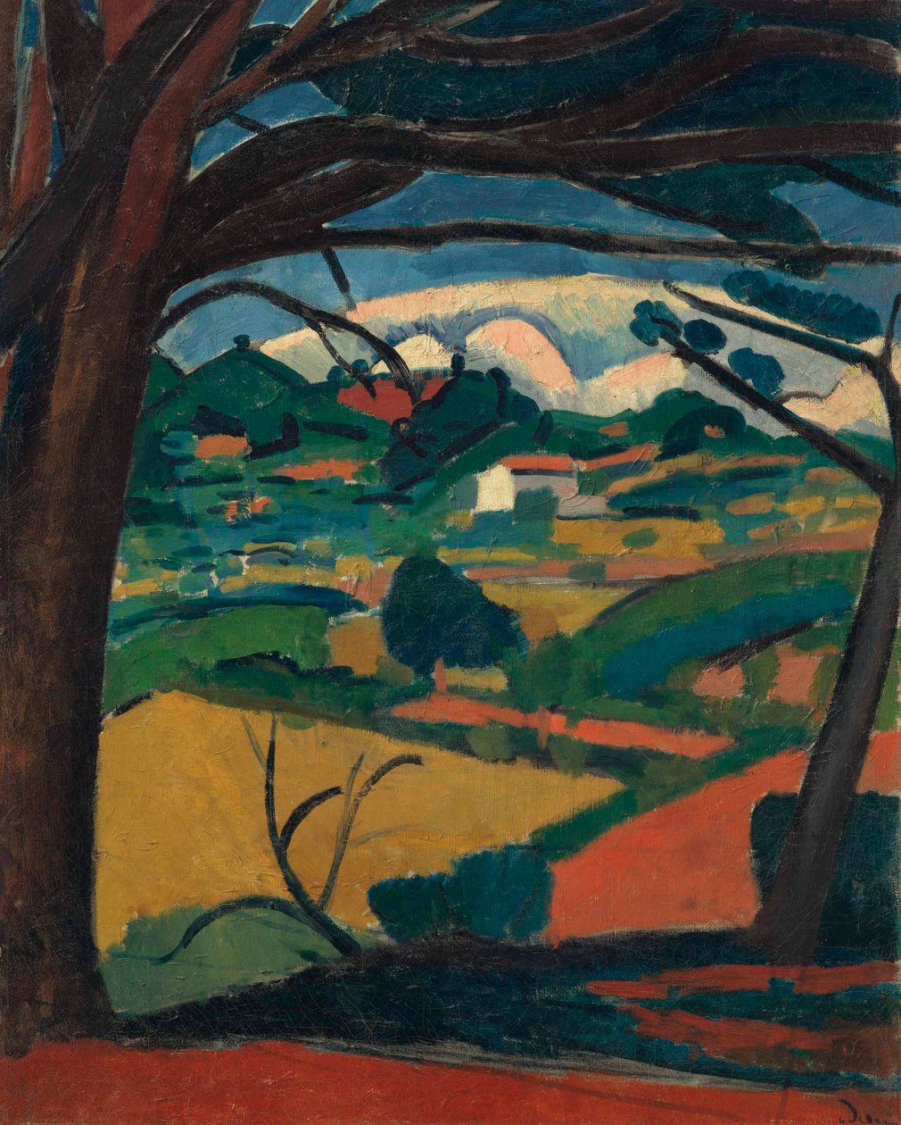 Krajobraz w Prowansji, Martigues autorstwa Andre Derain