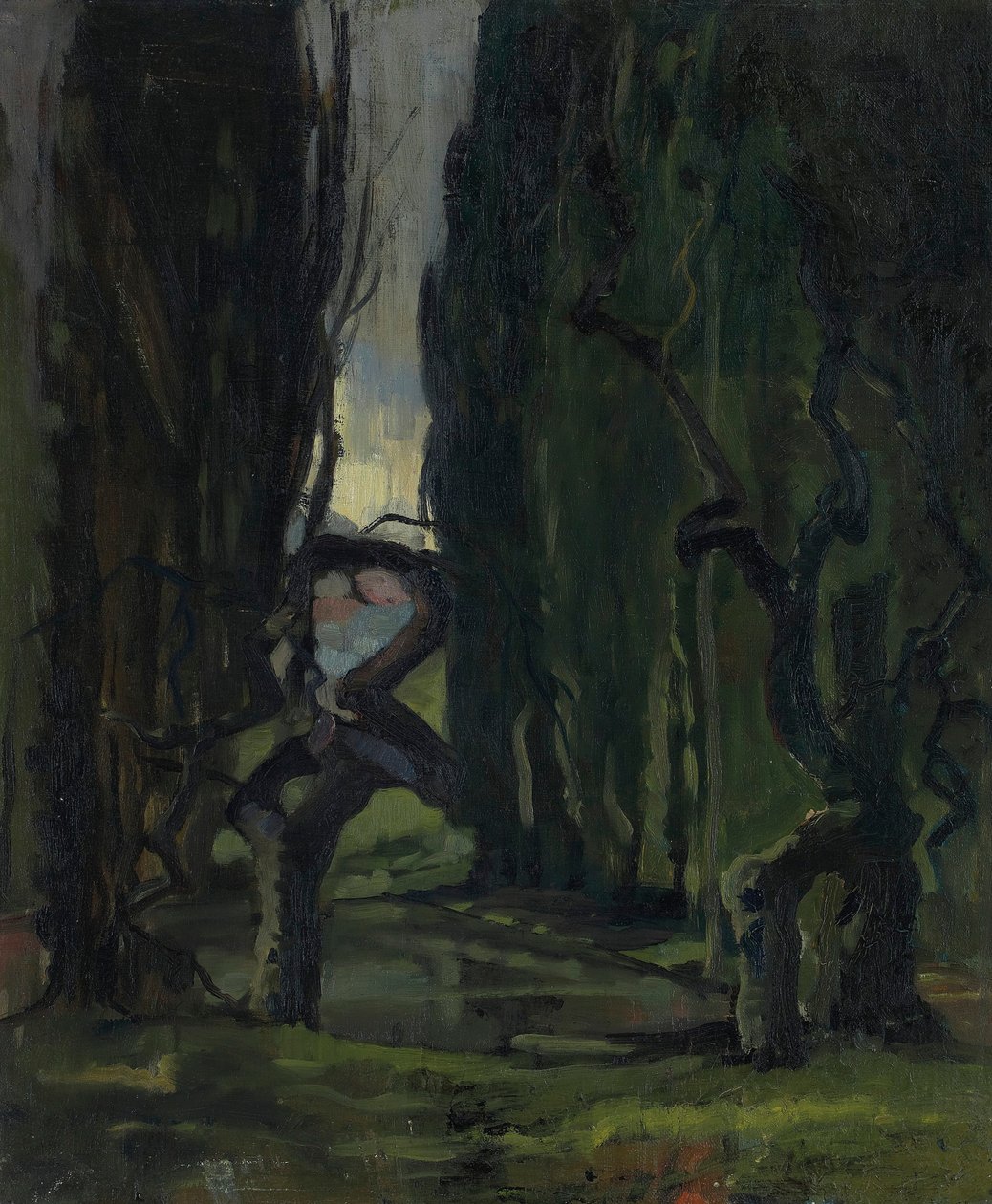 Wodotrysk w Carrières-sur-Seine autorstwa Andre Derain