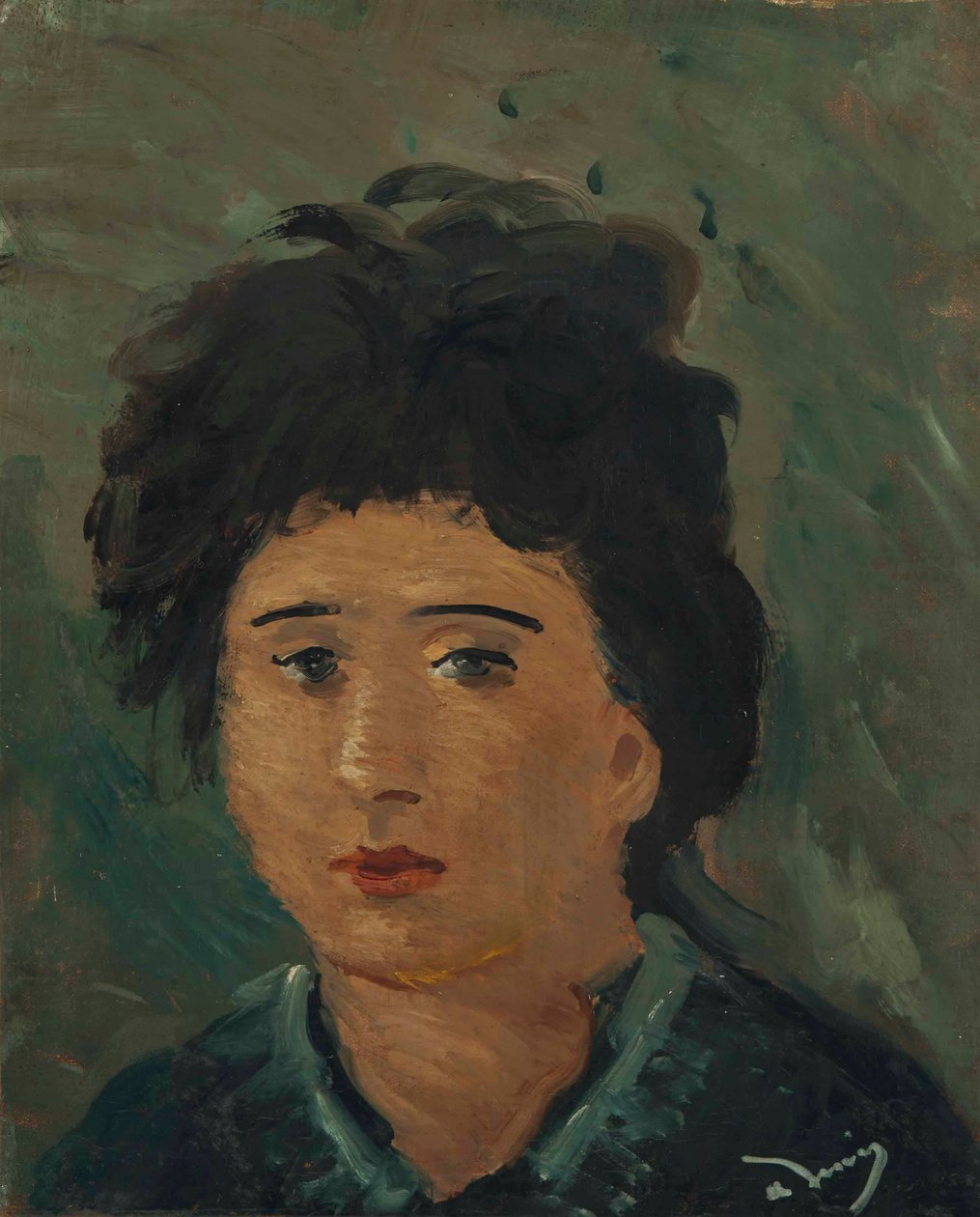 Portret kobiety autorstwa Andre Derain