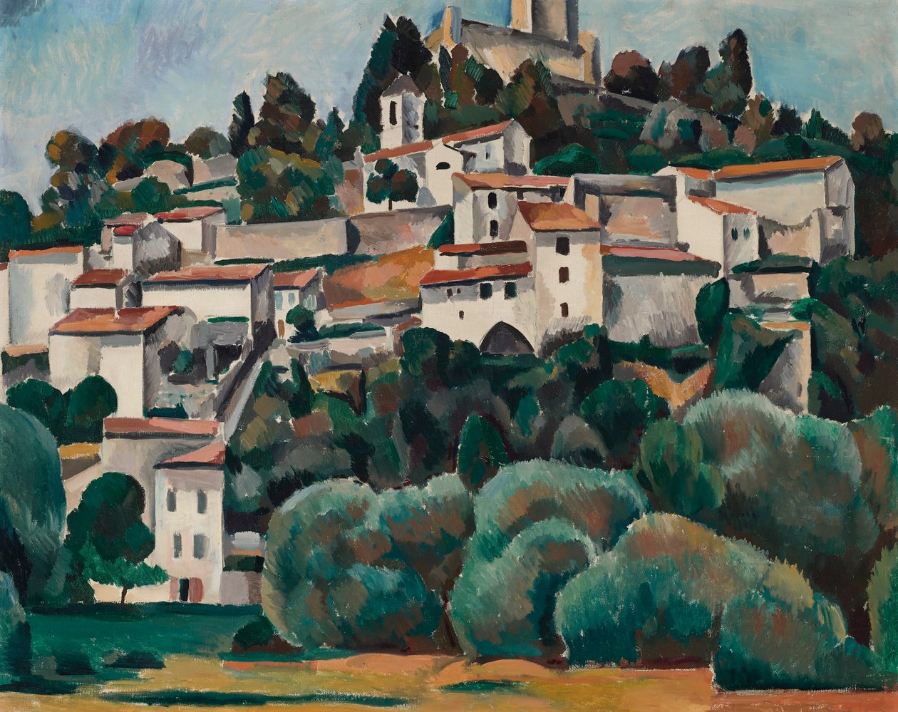 Widok na Cagnes autorstwa Andre Derain