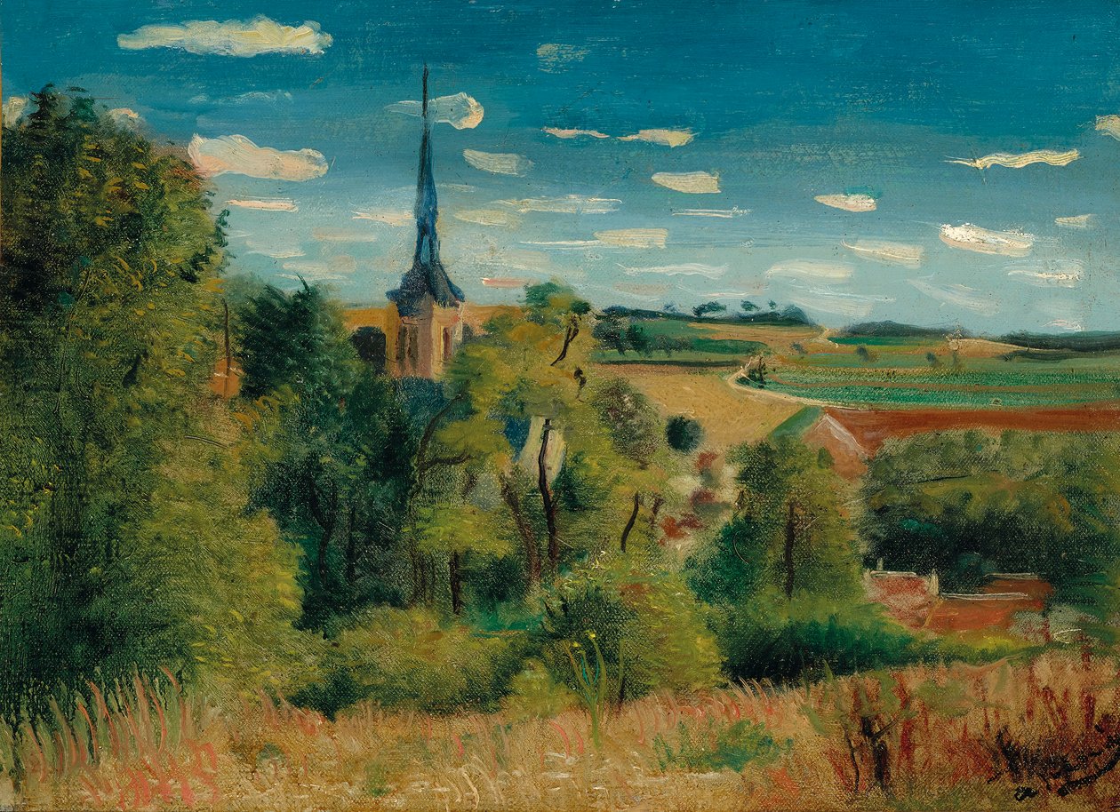 Widok na Donnemarie-en-Montois autorstwa Andre Derain