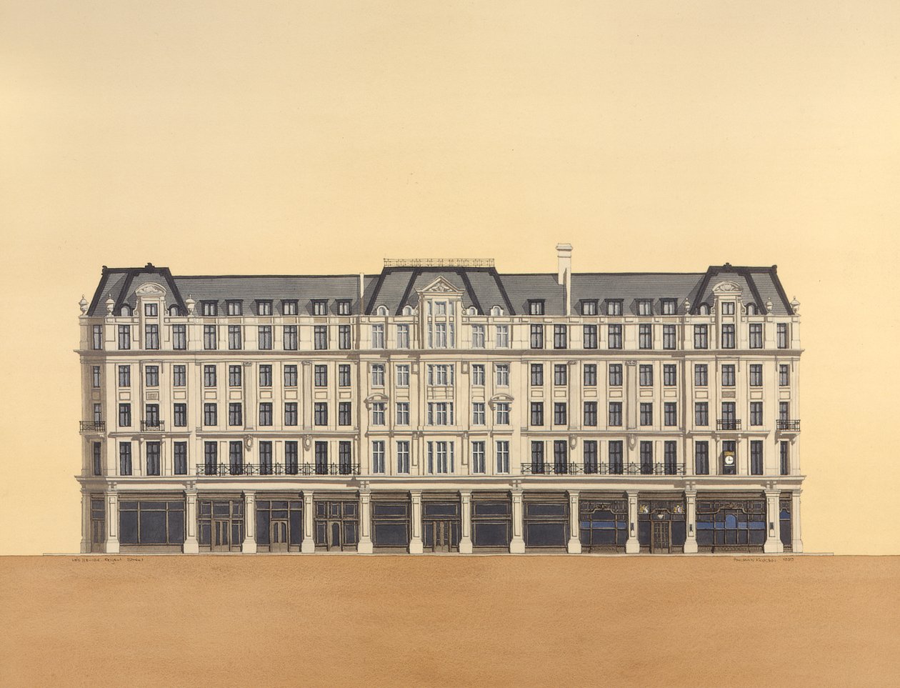 118-124 Regent Street, Londyn autorstwa Andras Kaldor