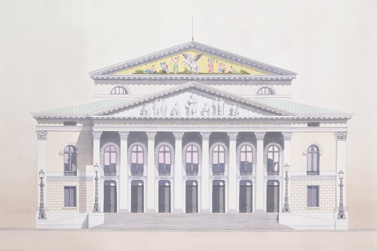 Bawarska Opera Państwowa, Monachium, Niemcy autorstwa Andras Kaldor
