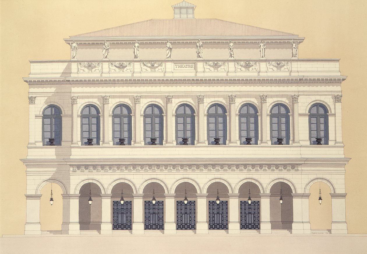 Opera Lyon, Francja autorstwa Andras Kaldor