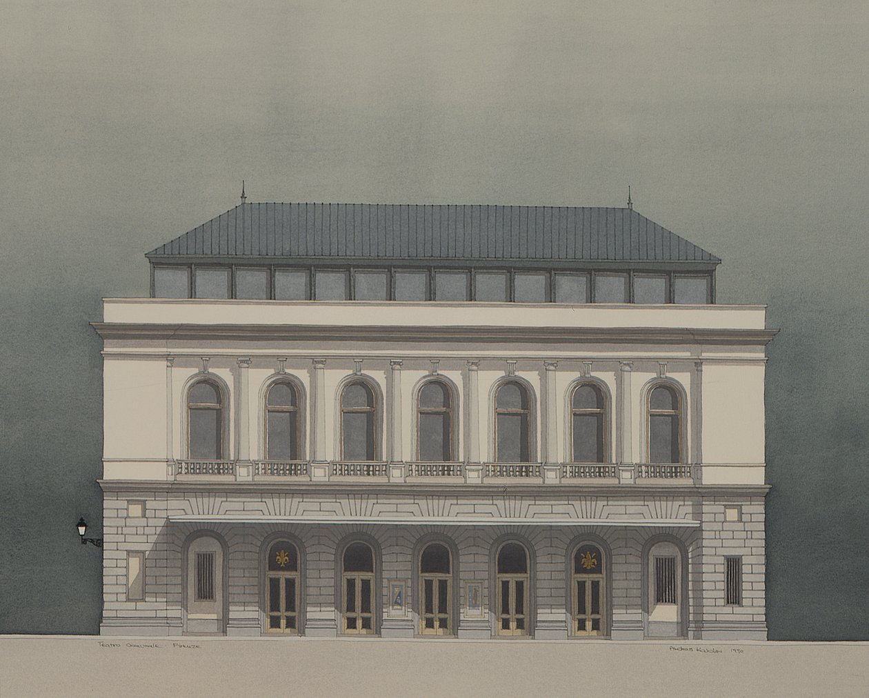 Teatro Comunale, Florencja, Włochy autorstwa Andras Kaldor