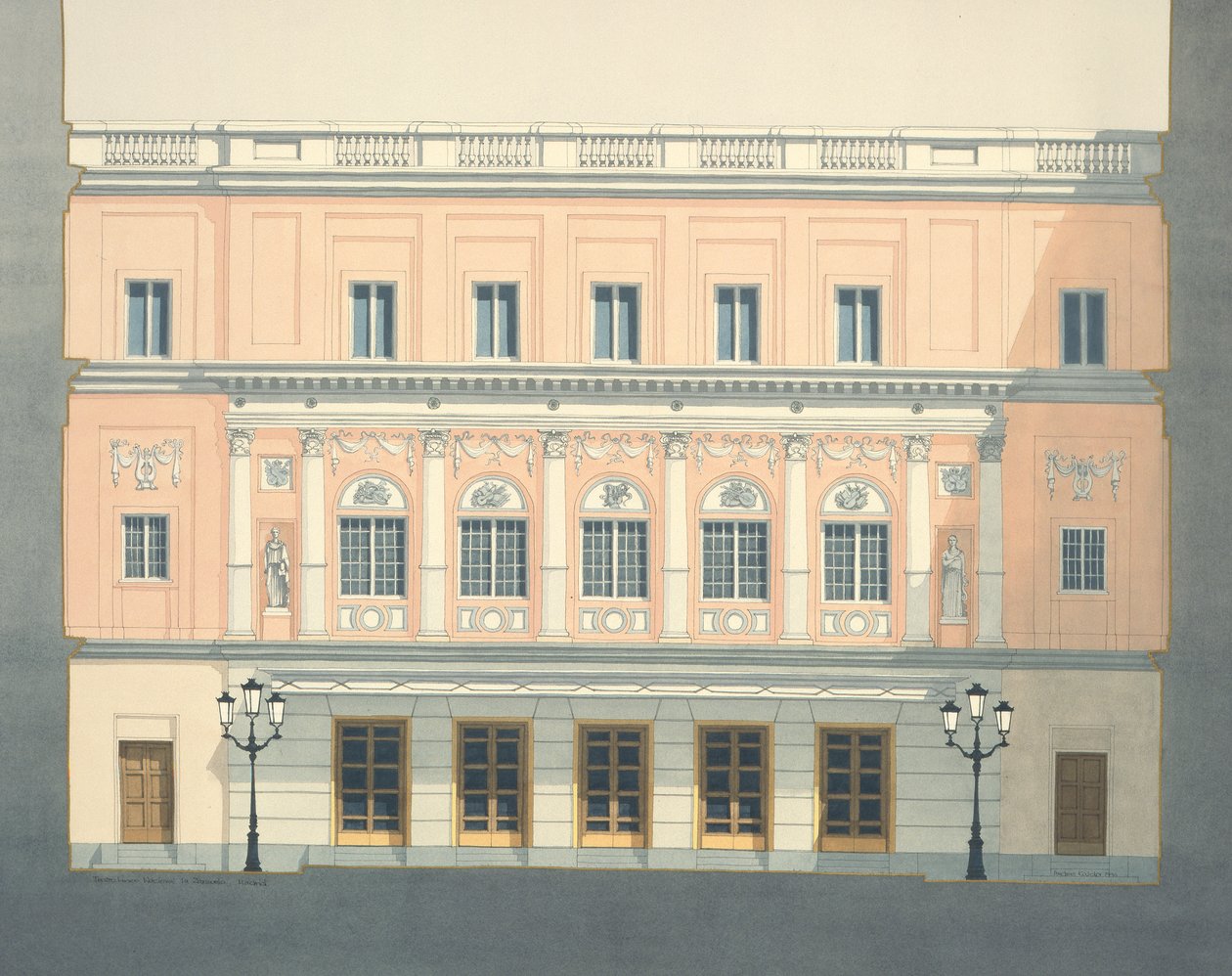 Teatro Lirico, National la Zarzuela, Madryt, Hiszpania autorstwa Andras Kaldor
