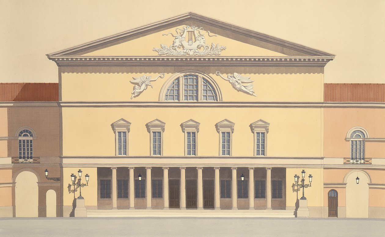 Teatr Reggio, Parma, Włochy autorstwa Andras Kaldor