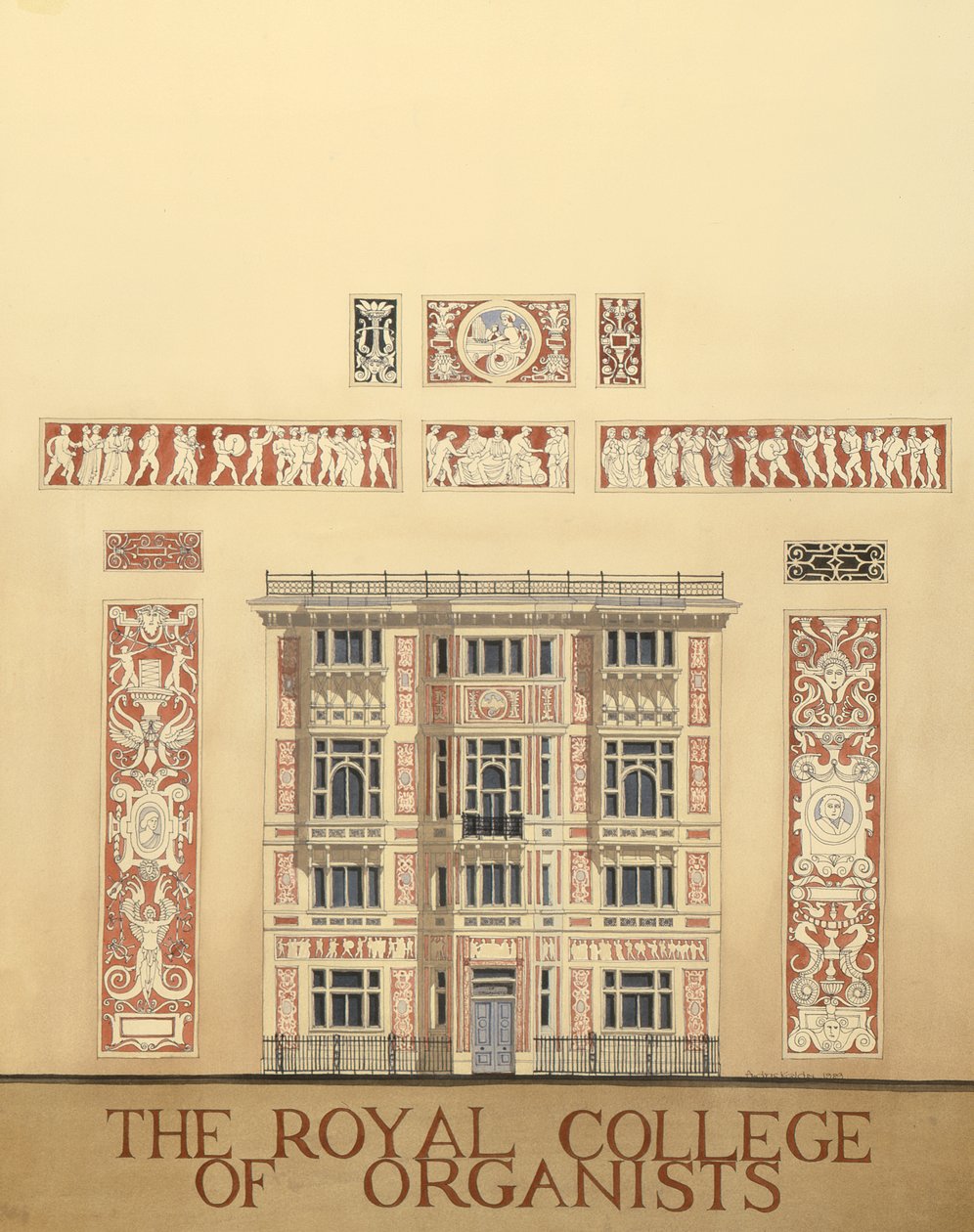 Królewskie Kolegium Organistów, Londyn autorstwa Andras Kaldor