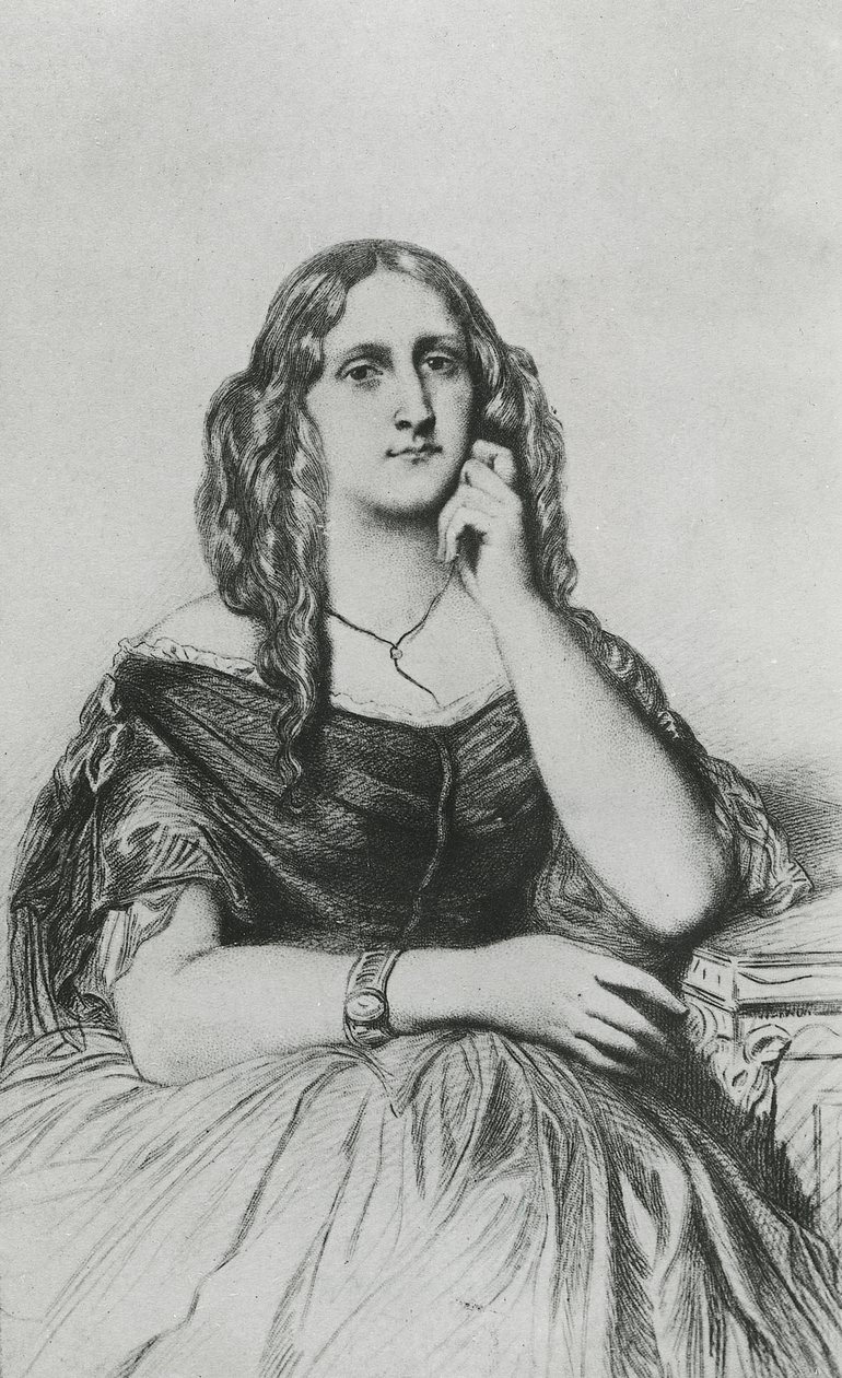 Delphine de Girardin autorstwa Andre Adolphe Eugene Disderi