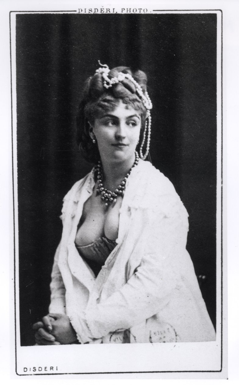 Portret Mery Laurent (1849-1900) 1888-1889 autorstwa Andre Adolphe Eugene Disderi