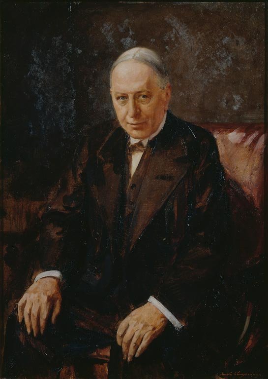 Portret Roberta Chalmersa, 1. barona Chalmersa 1858-1938 autorstwa Andre Cluysenaar