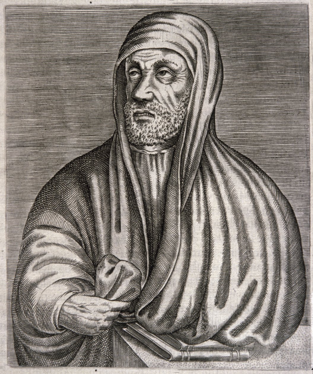Portret Abu Ali al-Husaina ibn Abdallaha ibn Sina zwanego Awicenną (ryc.) autorstwa Andre (after) Thevet
