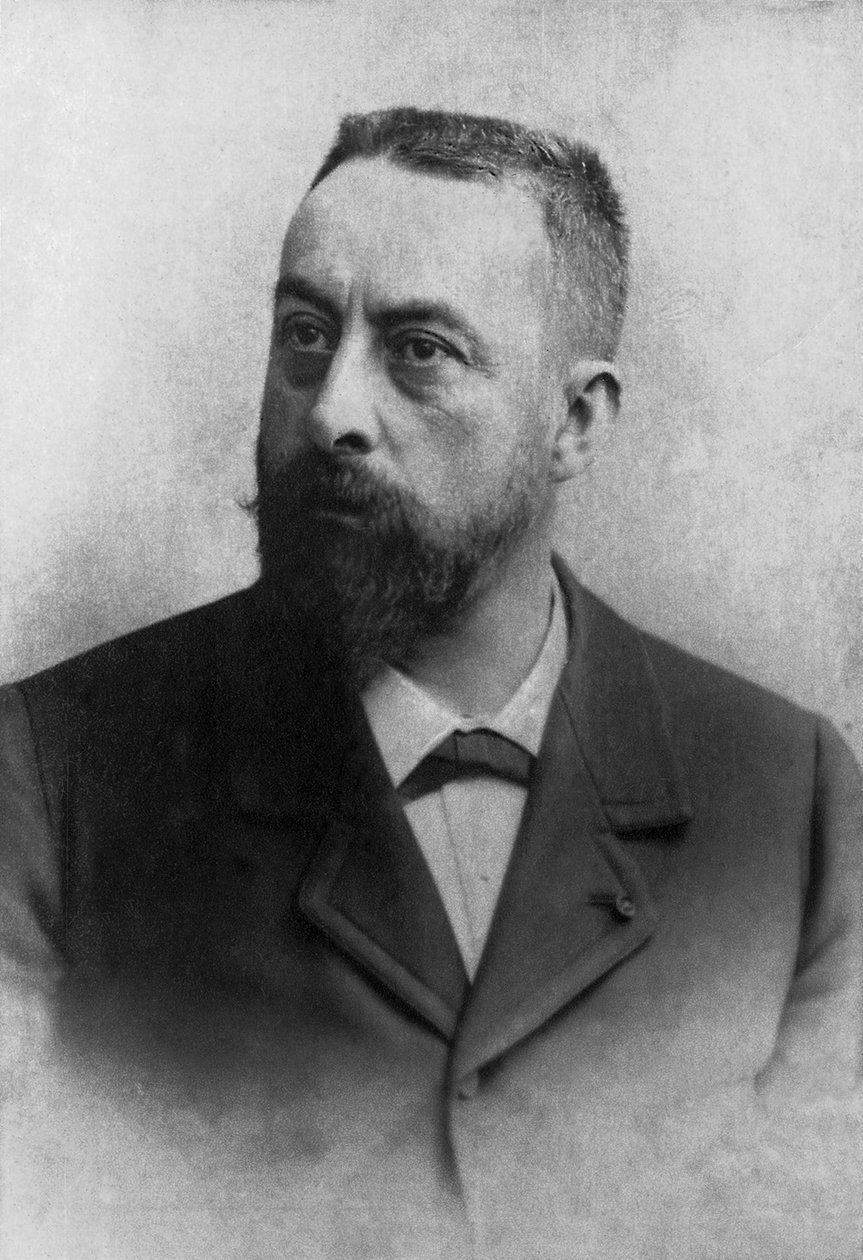 Alfred Nicolas Rambaud (1842-1905), sfotografowany w latach 1880-1895, ekstrakt z kolekcji Felixa Potina, 500 współczesnych osobistości, francuski polityk Francja autorstwa Andre Adolphe Eugene Disderi