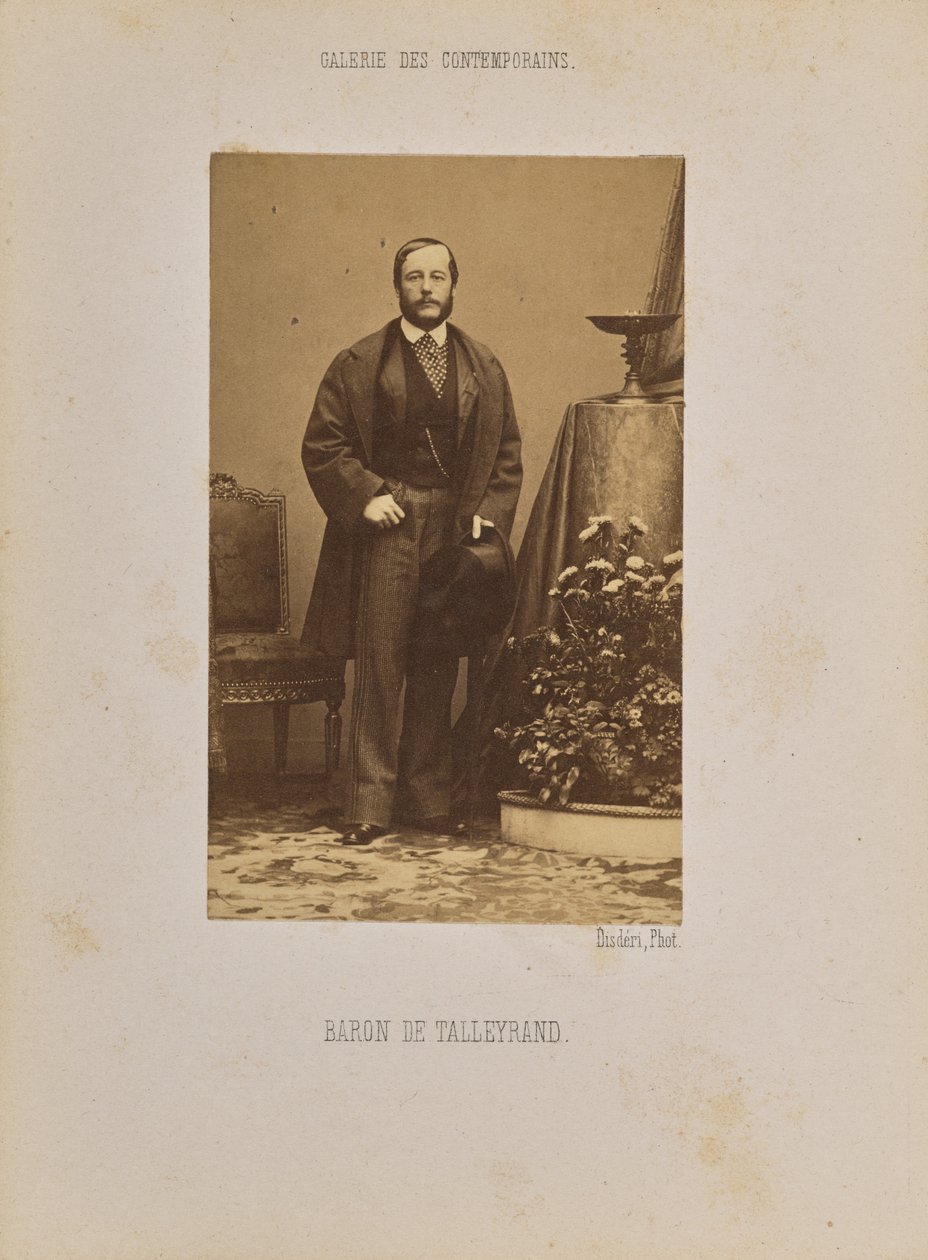 Baron de Talleyrand autorstwa Andre Adolphe Eugene Disderi