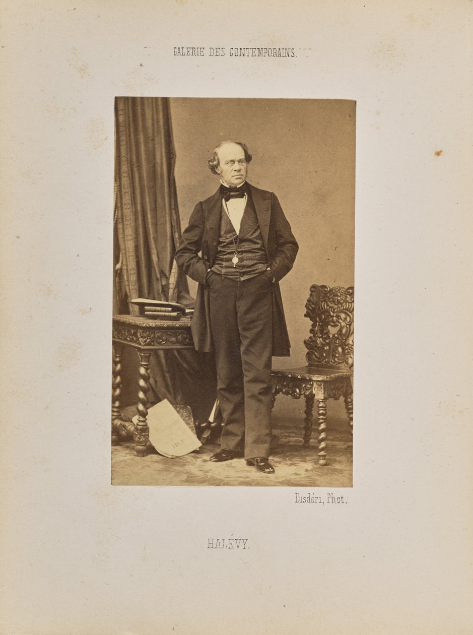 Halévy autorstwa Andre Adolphe Eugene Disderi
