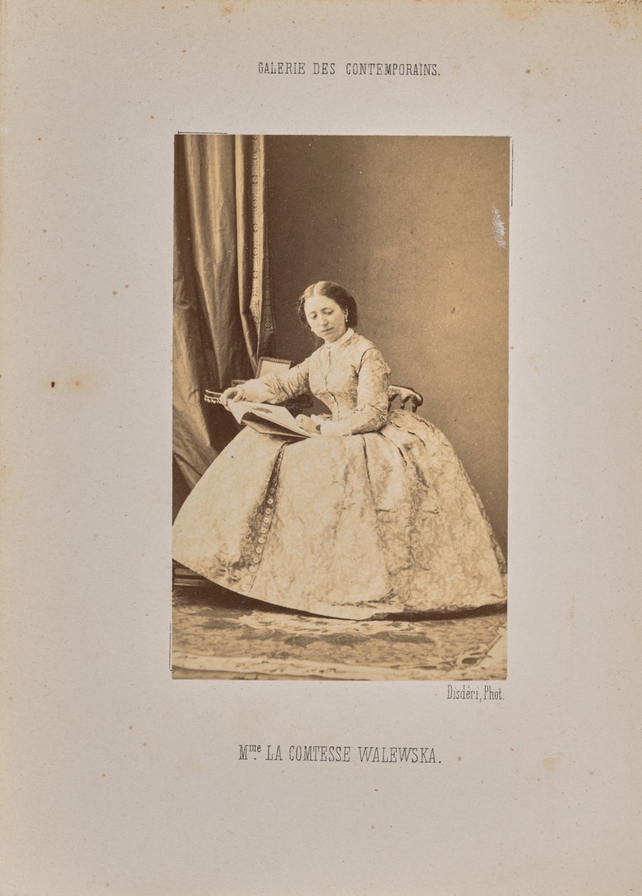 Hrabina Walewska autorstwa Andre Adolphe Eugene Disderi