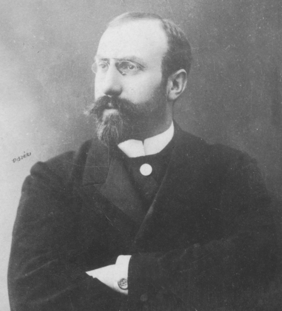 Marcel Habert, ok. 1893 r. autorstwa Andre Adolphe Eugene Disderi