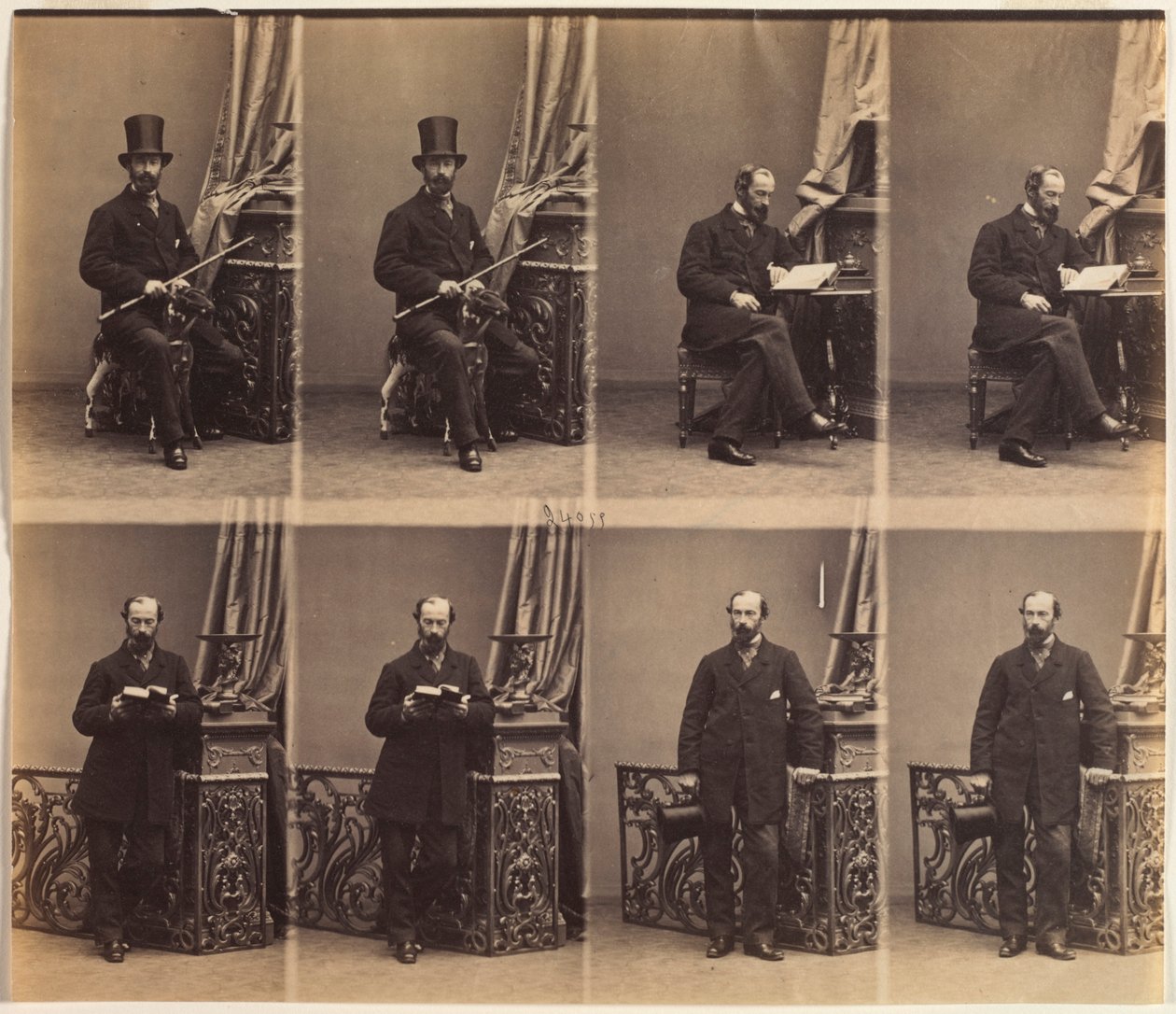 Monsieur Merlen, 1861. autorstwa Andre Adolphe Eugene Disderi