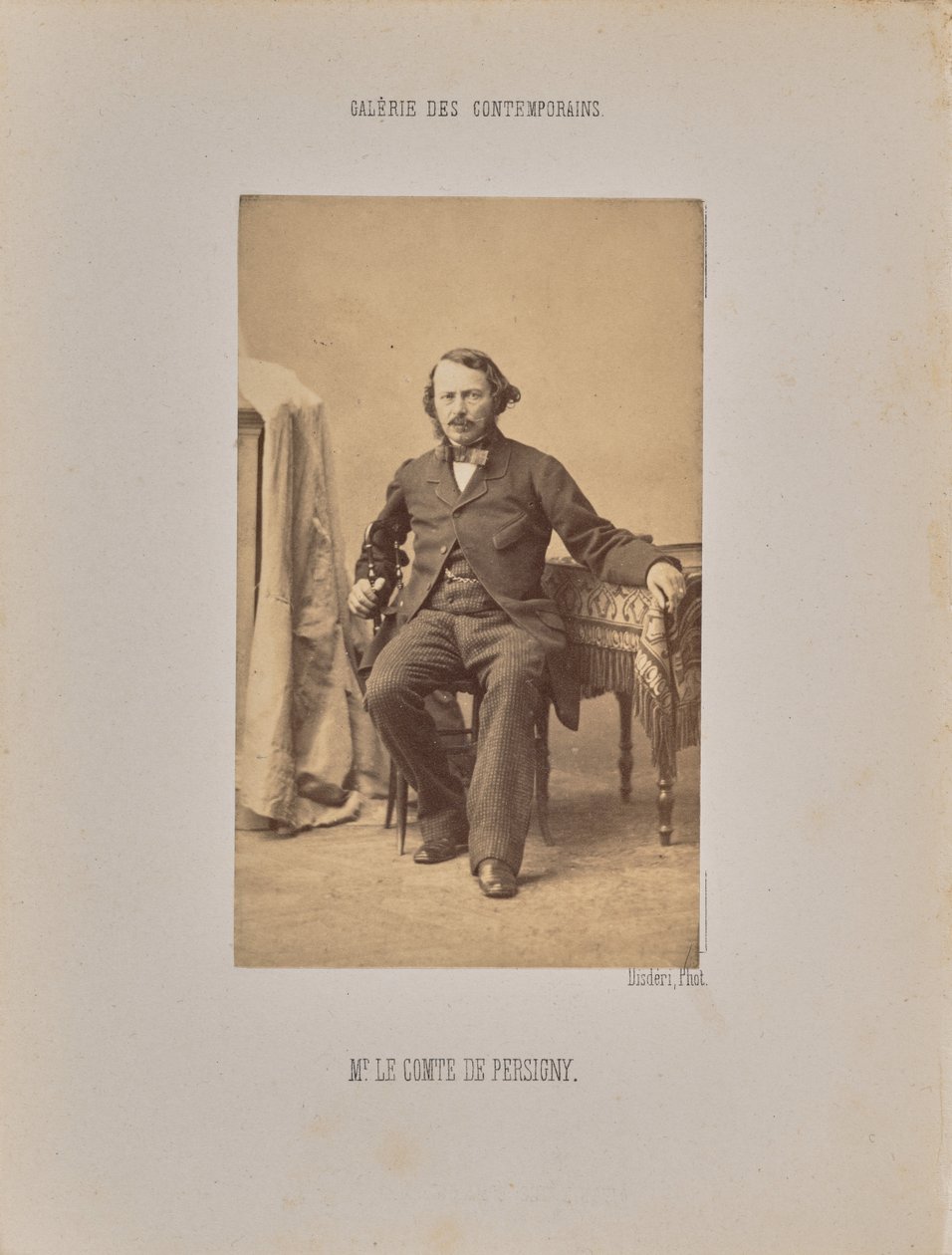 Hrabia Persigny autorstwa Andre Adolphe Eugene Disderi