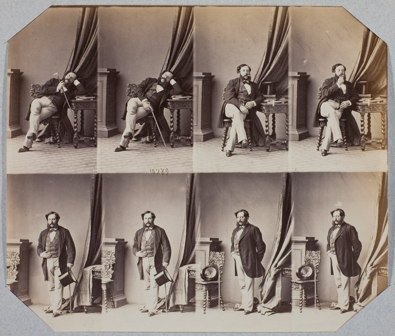 Napoléon Coste autorstwa Andre Adolphe Eugene Disderi