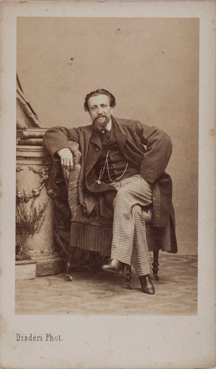 Portret Arthura Kalkbrennera 1828-1869, 1869. autorstwa Andre Adolphe Eugene Disderi