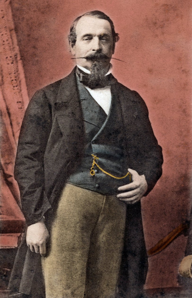 Portret Napoleona III (Louis-Napoleon Bonaparte autorstwa Andre Adolphe Eugene Disderi