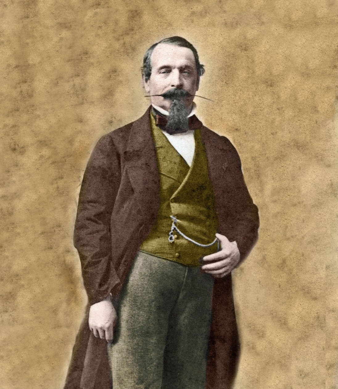 Portret Napoleona III (Louis Napoleon Bonaparte autorstwa Andre Adolphe Eugene Disderi