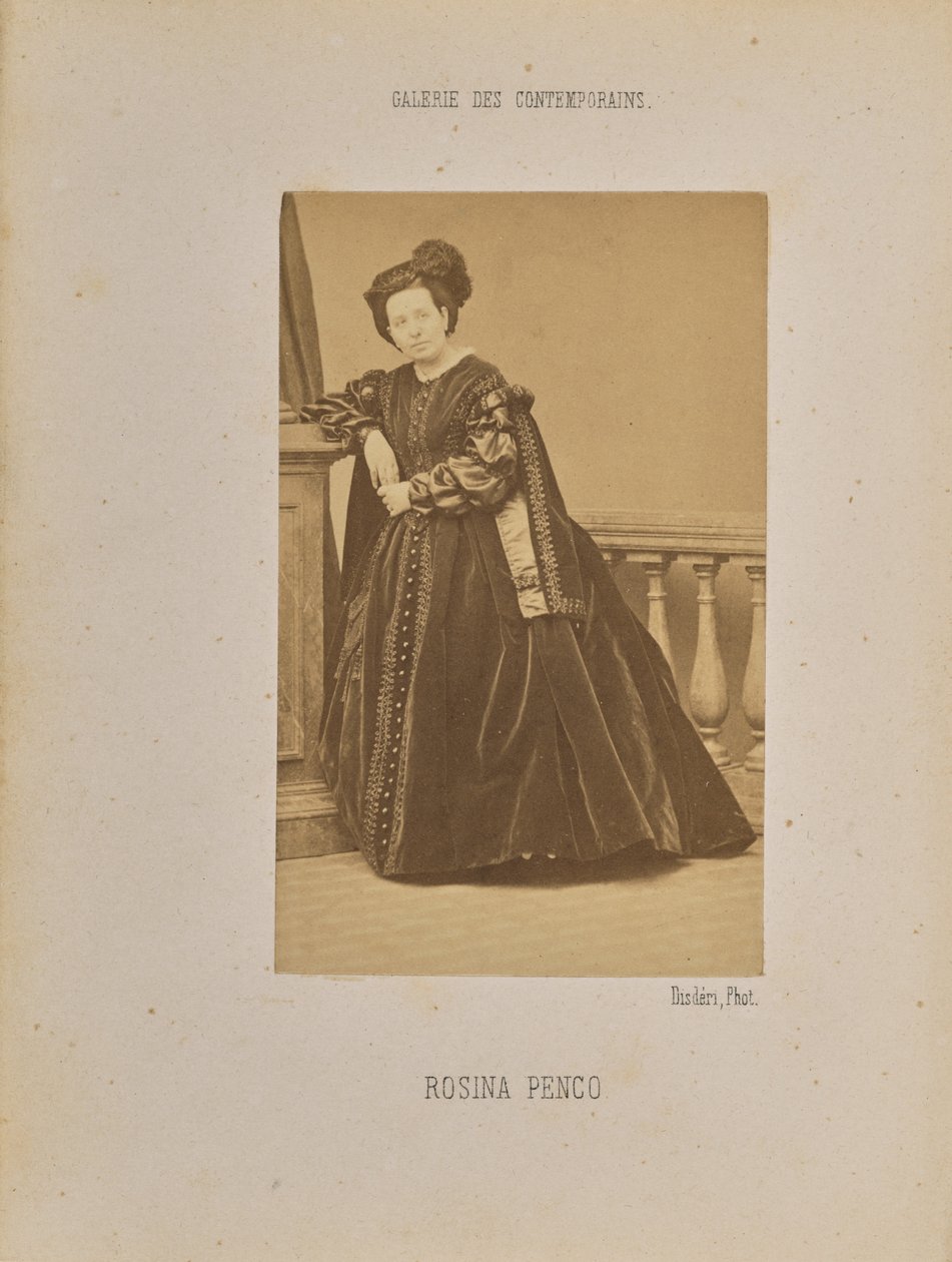 Rosina Penco autorstwa Andre Adolphe Eugene Disderi