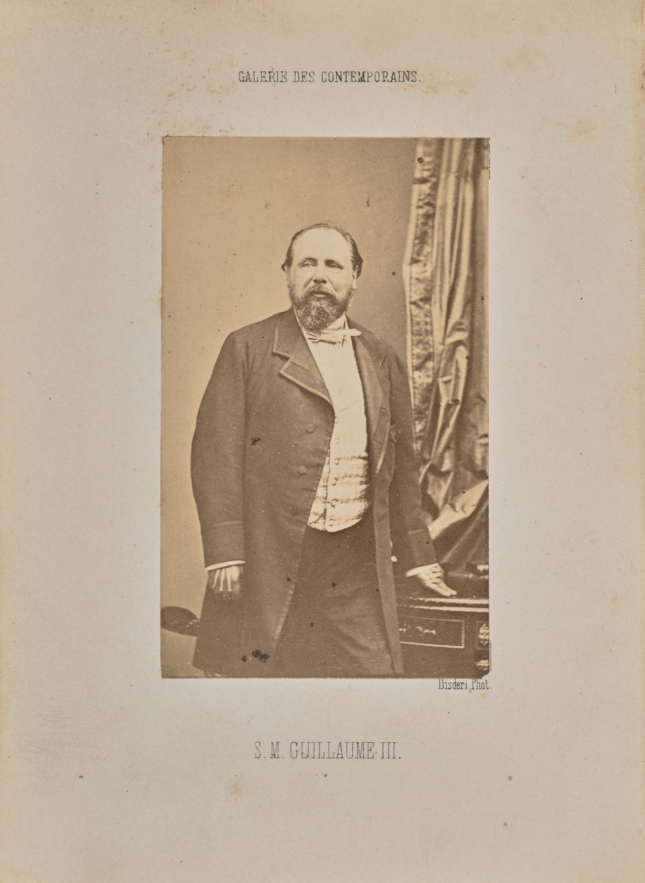 Jego Wysokość Wilhelm III autorstwa Andre Adolphe Eugene Disderi