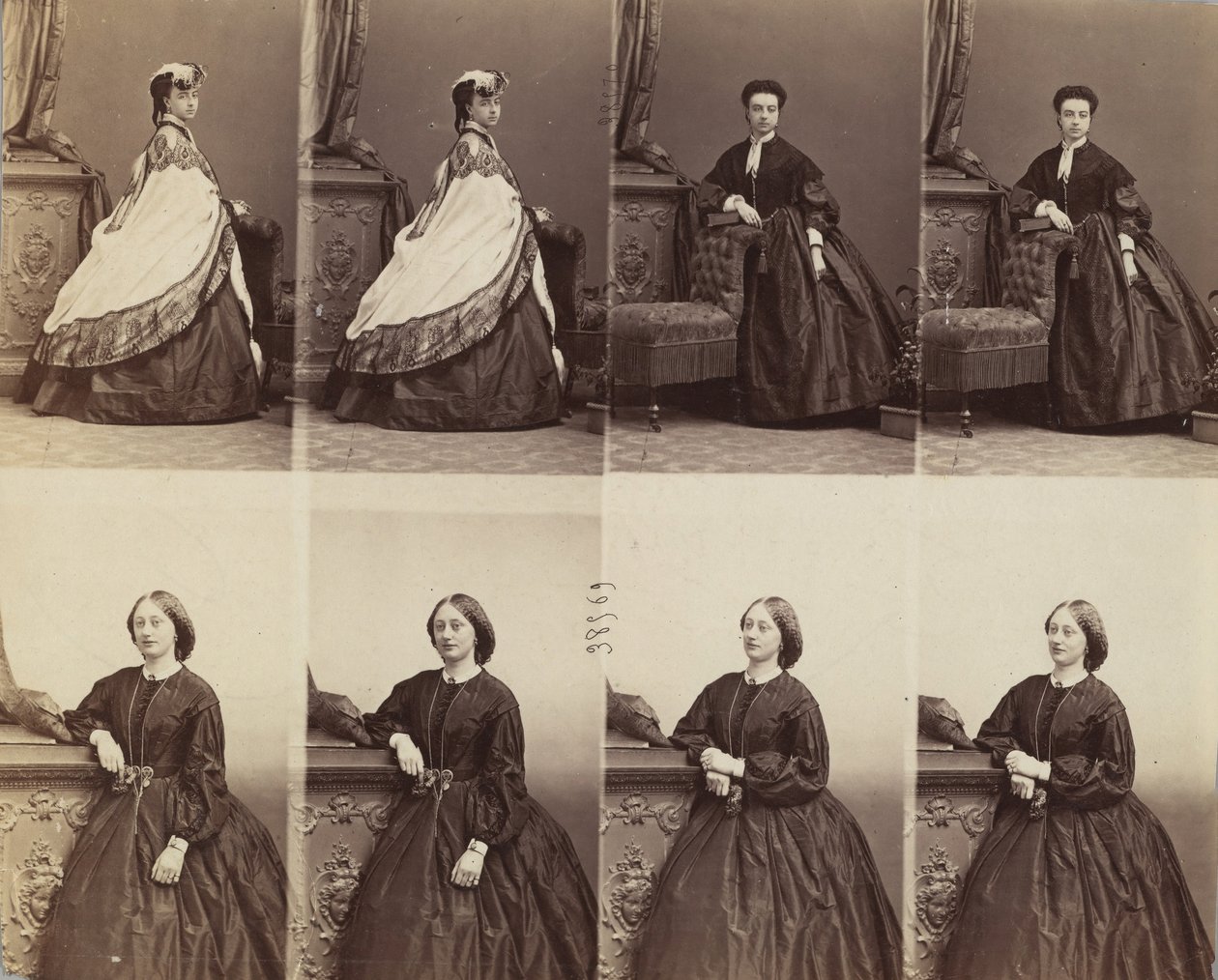 du Beaumenil, Forsyth, październik 1862-luty. autorstwa Andre Adolphe Eugene Disderi