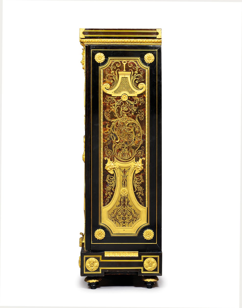 Petit Armoise Ludwika XIV, ok. 1700-10 (ormolu, mosiądz, szylkret, heban i intarsja) autorstwa Andre Charles (attr. to) Boulle
