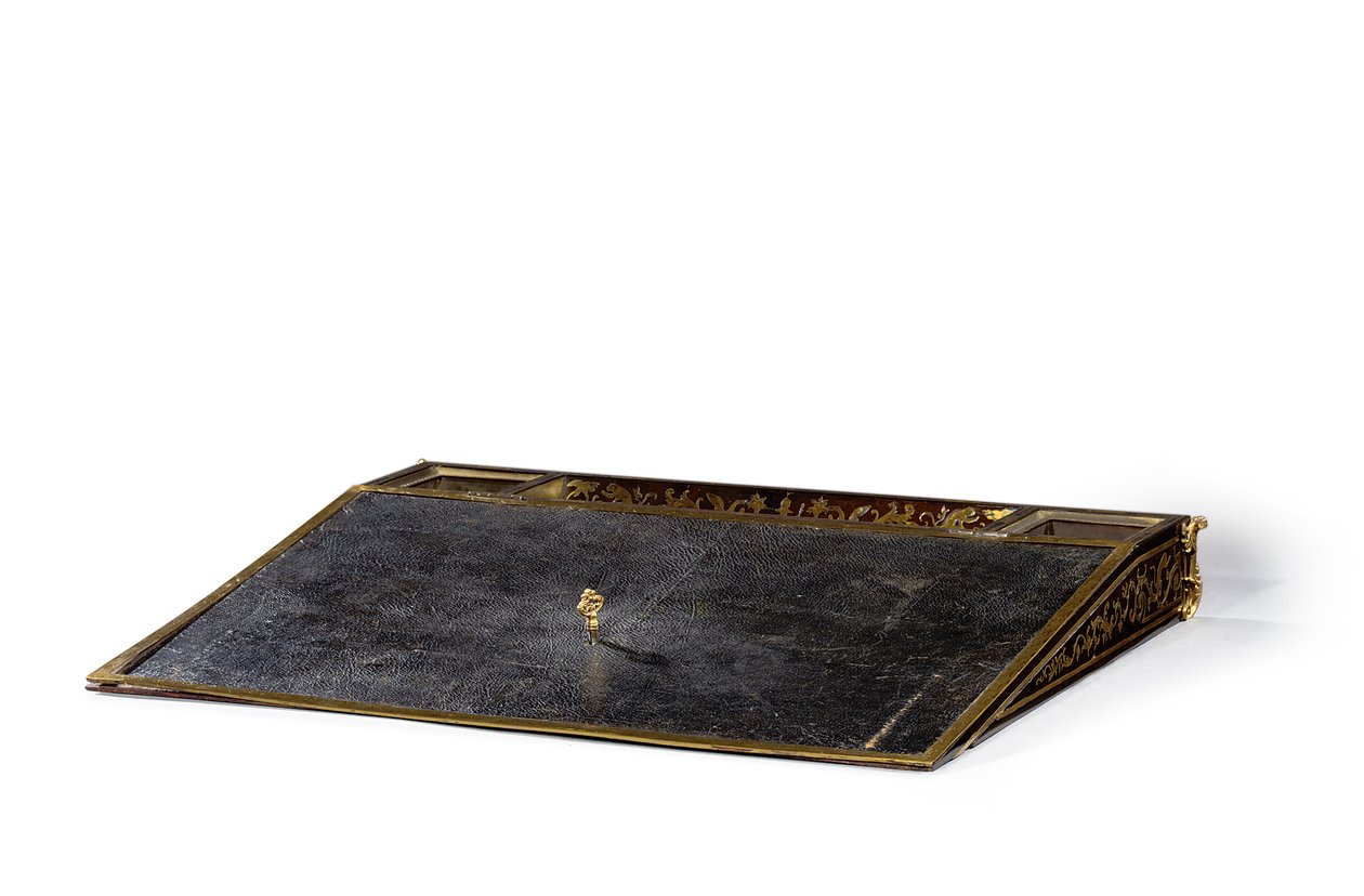 Regence ecritoire, ok. 1715-20 (szylkret inkrustowany mosiądzem i heban) autorstwa Andre Charles (attr. to) Boulle