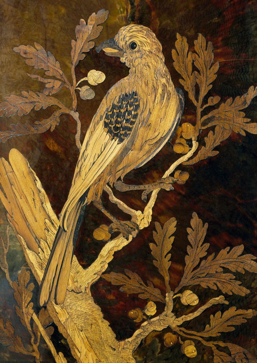 Inkrustowana hebanowa szafka w stylu Ludwika XIV, autorstwa Andre-Charles Boulle (1642-1732), Francja autorstwa Andre Charles Boulle