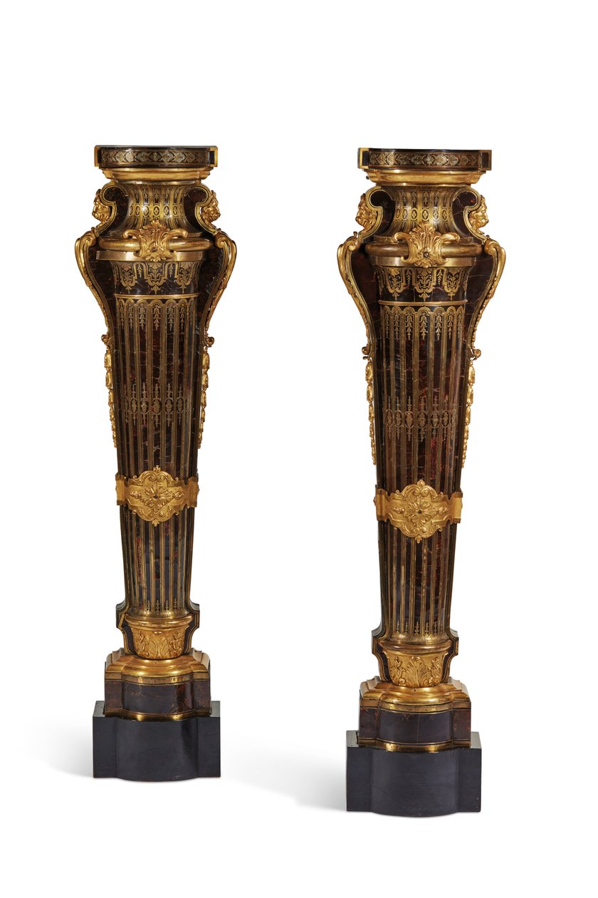 Para cokołów Ludwika XIV, 1700-15 autorstwa Andre Charles Boulle