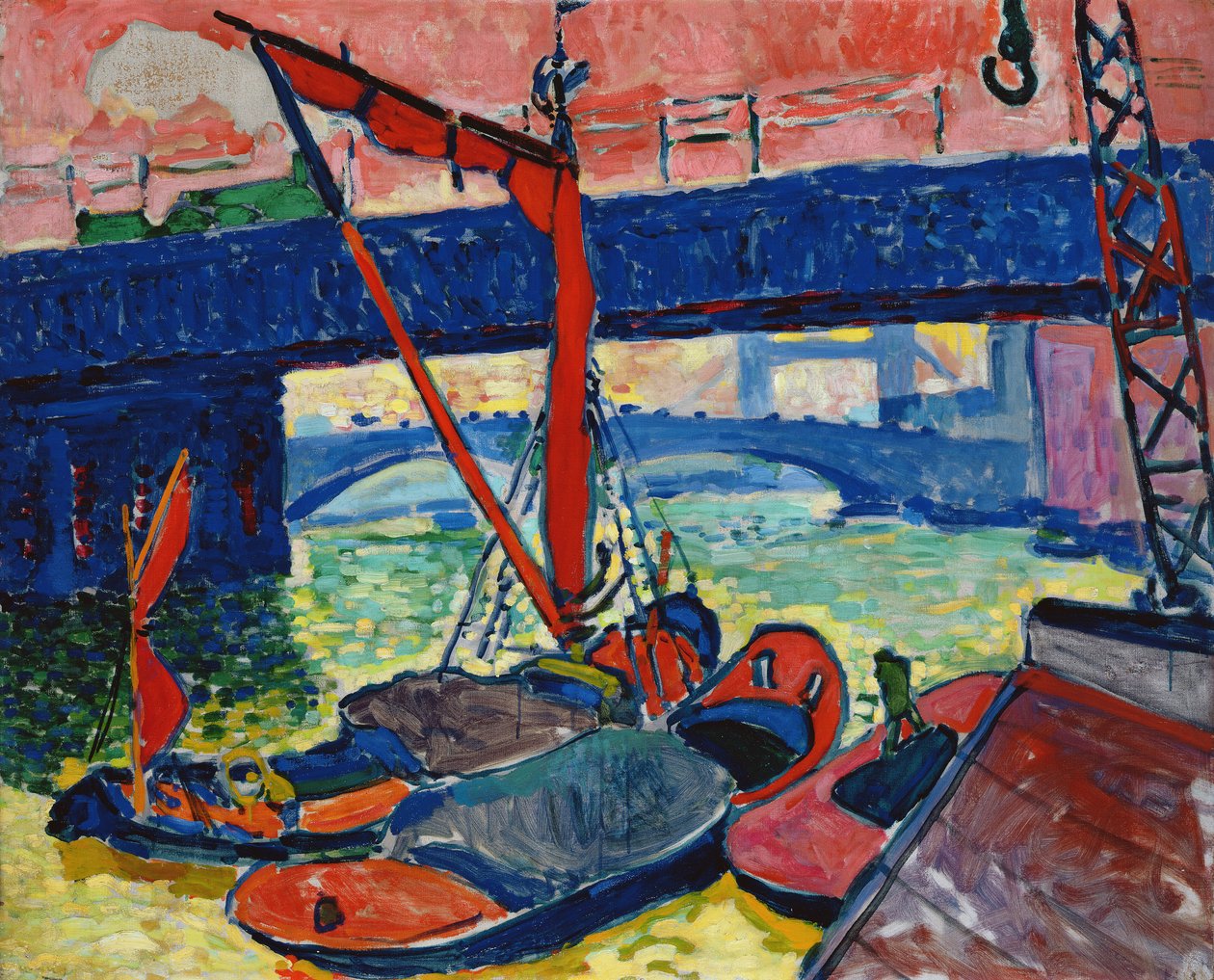 Barki na Tamizie autorstwa Andre Derain